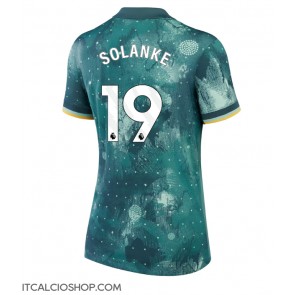Tottenham Hotspur Dominic Solanke #19 Terza Maglia Femmina 2024-25 Manica Corta